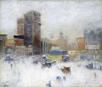 Manhattan in Winter, c. 1910